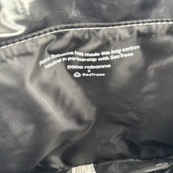 Paco Rabanne Metallic‎ Tote Bag Silver Carbon Neutral X SeaTrees - Picture 6 of 8